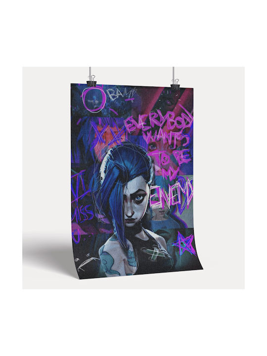 Афиш Jinx - Arcane 21x30см