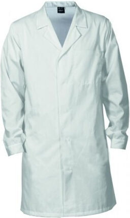 Axon Classic Men's Medical Dressing Gown White