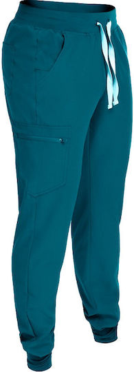 Be Unique Unisex Petrol Blue Medical Pants