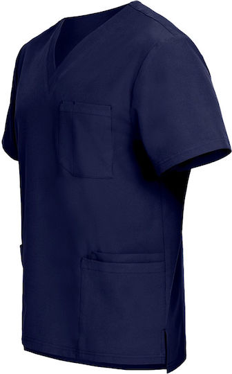 Be Unique Ανδρική Ιατρική Μπλούζα Navy Μπλε