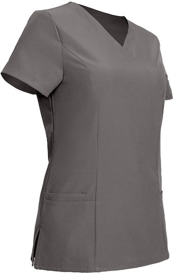 Be Unique Nobby Lady Tunic Women's Gray Medical Blouse
