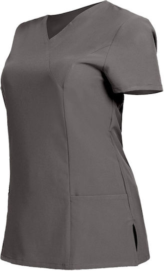 Be Unique Nobby Lady Tunic Women's Gray Medical Blouse