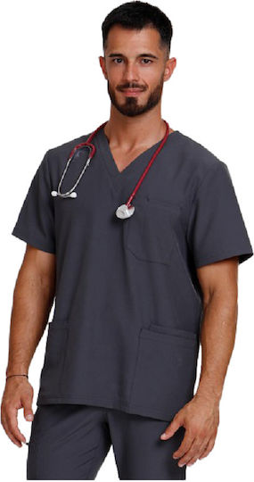 Be Unique Men's Gray Medical Blouse