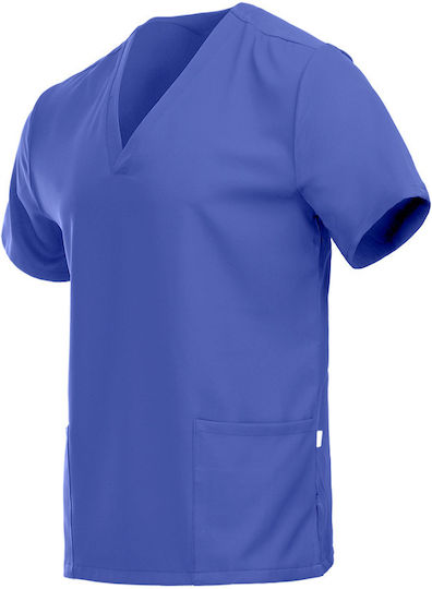Velilla Unisex Ιατρική Μπλούζα Μπλε