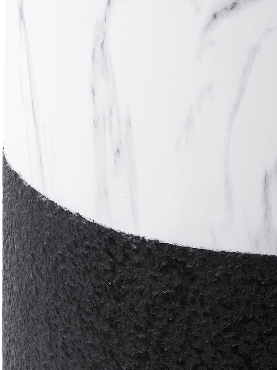 GloboStar Almudena Planter Polyester Black with Stand 36x36x60cm.