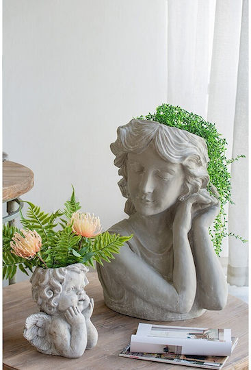 Artekko Übertopf Beton Gray 27.50x24x39εκ.