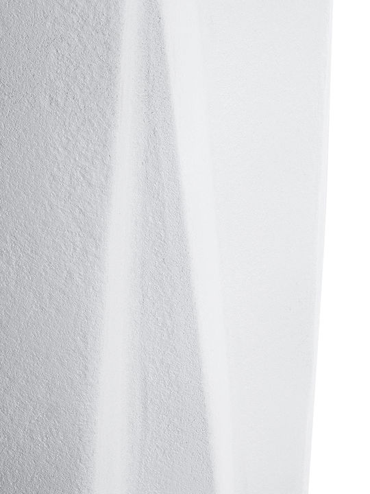 GloboStar Padova Planter Polyester White with Stand 48x48x100cm.