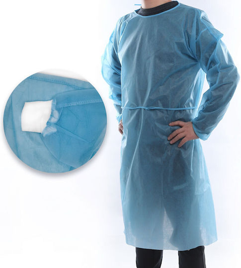 Open Care Abena Unisex Halat medical de pansament Albastru de unica folosinta