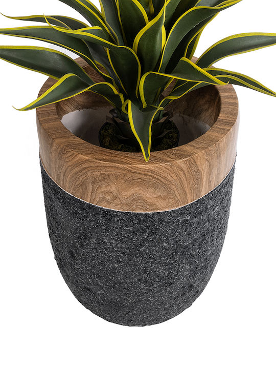 GloboStar Planter Polyester Black 39x39x52cm.