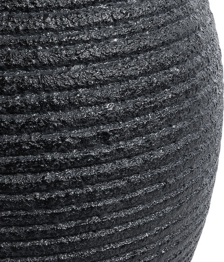 GloboStar Nashville Planter Polyester Black with Stand 40x40x50cm.