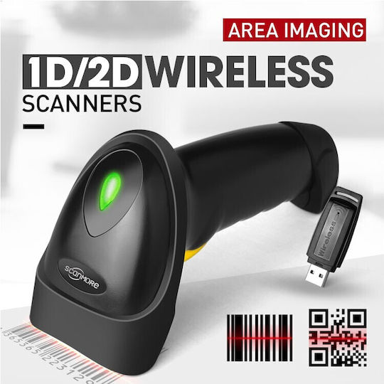 Conceptum Scanmore SM102J Handheld Scanner Wireless with 1D Barcode Reading Capability