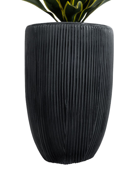 GloboStar Planter Polyester Black 35x35x54cm.