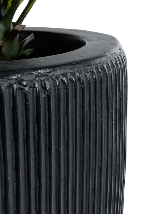 GloboStar Planter Polyester Black 35x35x54cm.