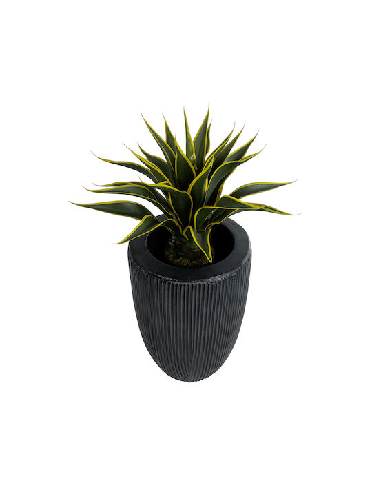 GloboStar Planter Polyester Black 35x35x54cm.