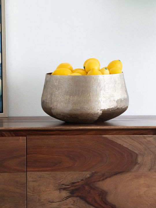 Artekko Planter Aluminum Gold 19.5x19.5x33cm.