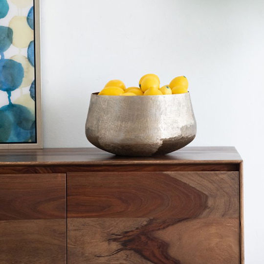 Artekko Planter Aluminum Gold 19.5x19.5x33cm.