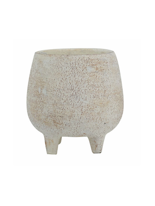 Artekko Cement Pot White 15.5x15.5x16cm