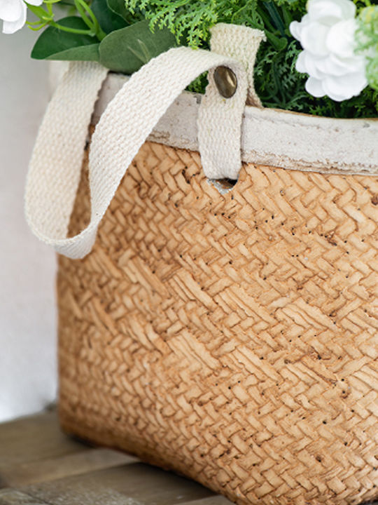 Artekko Planter Concrete Beige 16x16x14cm.