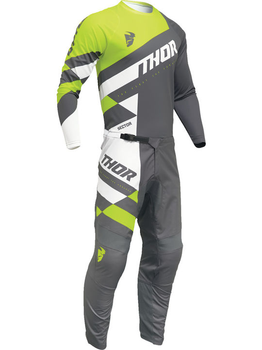 Thor Sector Men's Jersey Motocross Gray