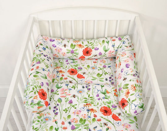 Bobono Crib Bumpers Snake Inside Meadow