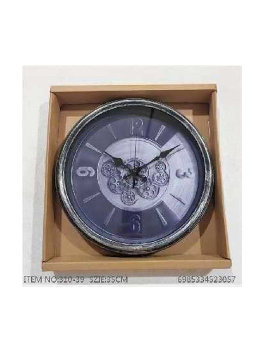 Wanduhr Kunststoff Gray Ø35cm