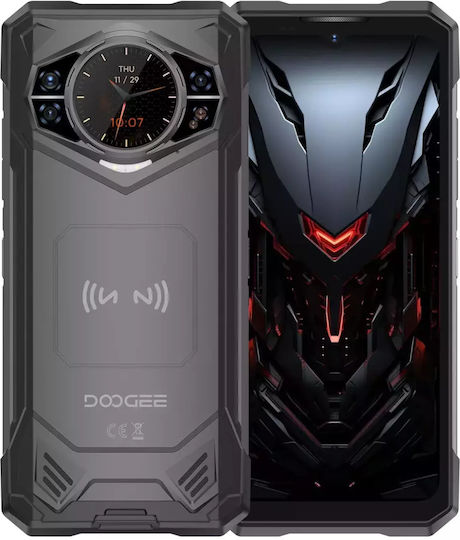 Doogee S200X 5G Dual SIM (12/512GB) Ανθεκτικό Smartphone Black Samurai