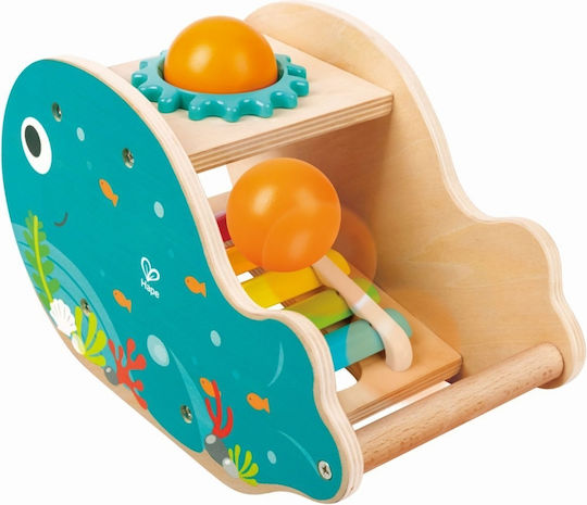 Hape Musikinstrument Whale Bench with Hammer aus Holz mit Musik und Geräuschen für 10++ Monate