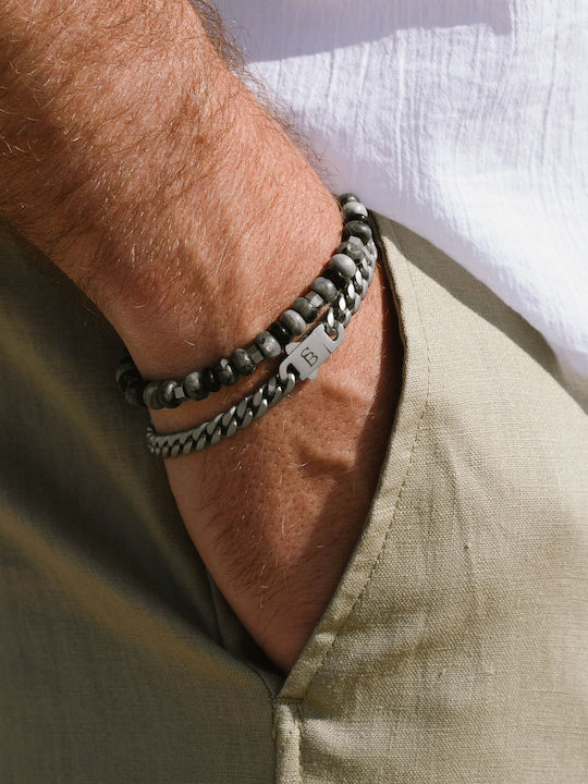 Steel & Barnett Herren Armband aus Stahl