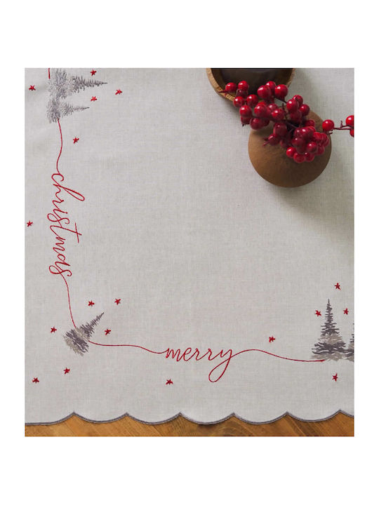 Gofis Home Christmas Tablecloth Square Fabric L85xW85cm.