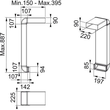 Franke Bausatz Dunstabzugshaube Kompatibel mit Franke 112.0539.569