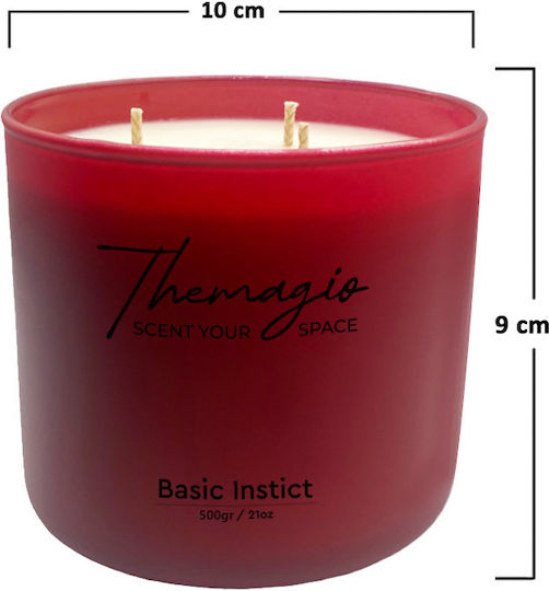 Themagio Lumânare Aromatică Din Soia În Borcan Cu Miros De Lămâie 500gr