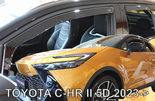 Toyota C-HR 2023+ Windbreakers 4pcs Front Rear Toyota