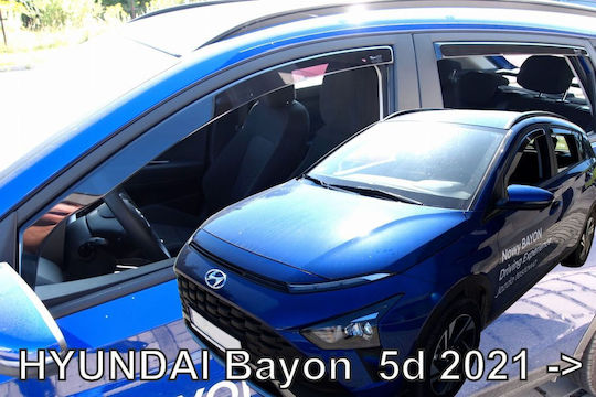 Hyundai Bayon Windabweiser 2021+ 4 Stück vorne hinten