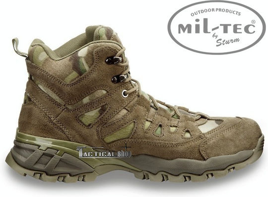 Mil-Tec Military Half Boots Squad Boots 5" Suede Brown 12824009