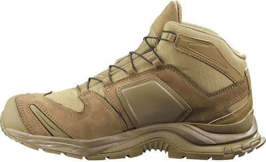 Salomon Στρατιωτικά Ημιάρβυλα Xa Forces Mid Gtx Αδιάβροχα με μεμβράνη Gore-Tex Δερμάτινα Καφέ