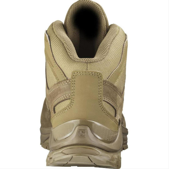 Salomon Στρατιωτικά Ημιάρβυλα Xa Forces Mid Gtx Αδιάβροχα με μεμβράνη Gore-Tex Δερμάτινα Καφέ