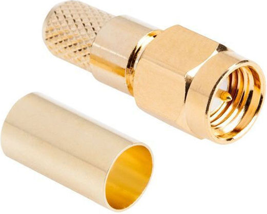 Cable Plug SMA male Gold (DM-0280-L)