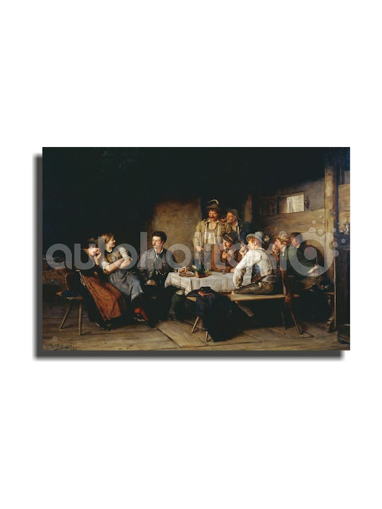 Πίνακας Αντίγραφο Tyrolean Salon Franz Defregger 90cm X 67cm
