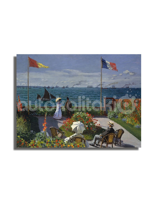 Πίνακας Αντίγραφο Garden At Sainte-adresse Claude Monet 40cm X 30cm