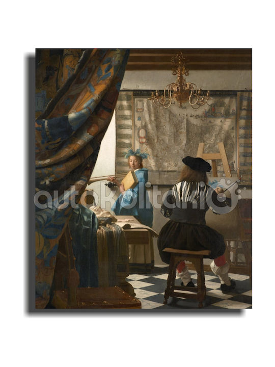 Reproducere Pictură Artă Johannes Vermeer 100cm X 120cm