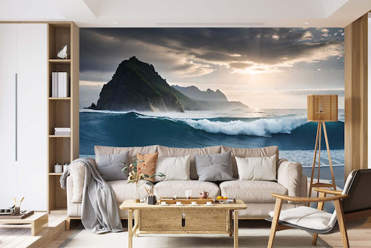 Zeitgenössisches Wandbild Wohnzimmer Strand Ozeanblick 260x390