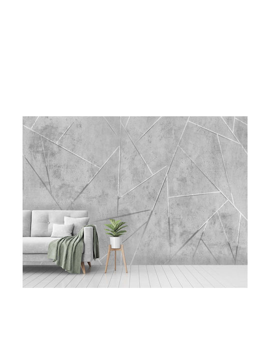 3D Wandbild Raumtapete Wohnzimmer Betonlinien 148x220