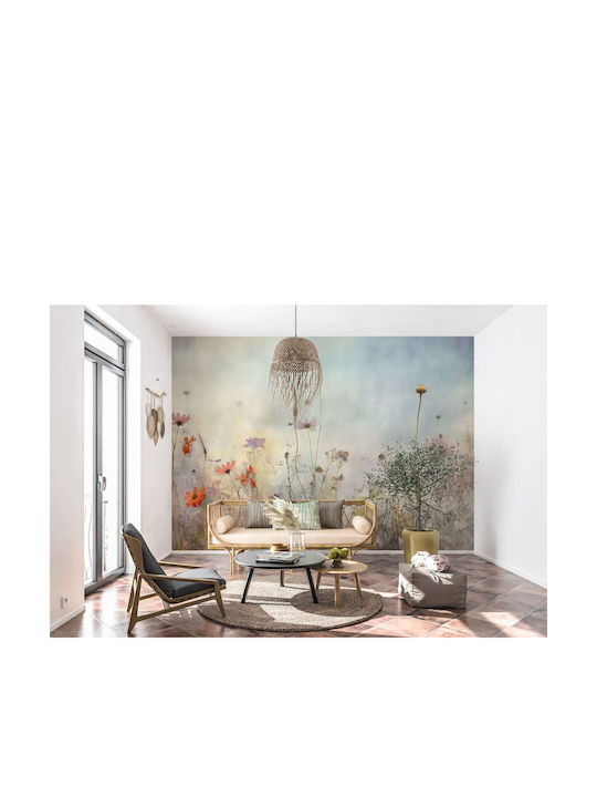 Pastell Wandbild Wohnzimmer Wanddekoration Blumenwiese 260x390