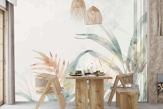 Wallpaper Living Room Pastel Grass Wallpaper Bedroom 197x296