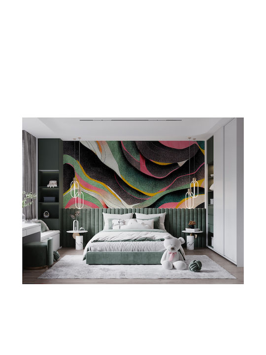 Decorațiune de Perete Murală pentru Living, Nisip Multicolor, 148x220