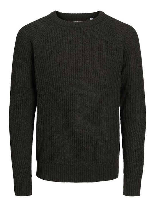 Jack & Jones Crew Neck Long Sleeve Sweater Rosin/black