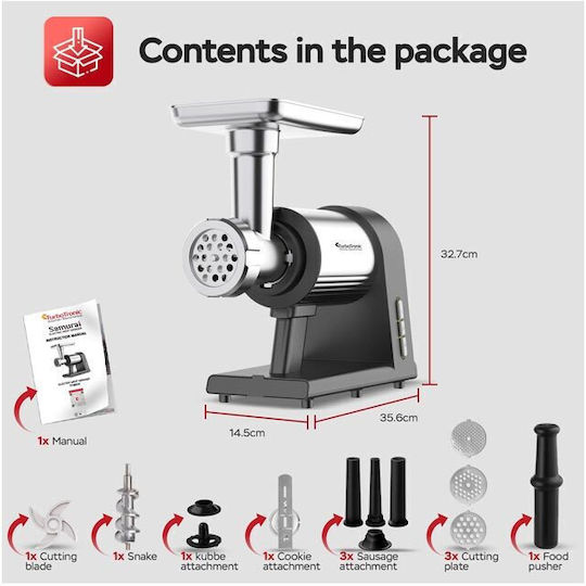 Turbotronic Meat Grinder 2600W