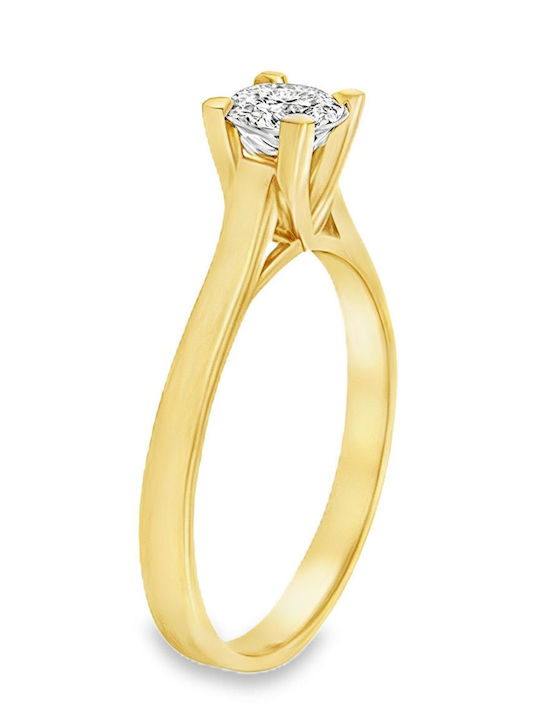 Xryseio Single Stone from Gold 14K