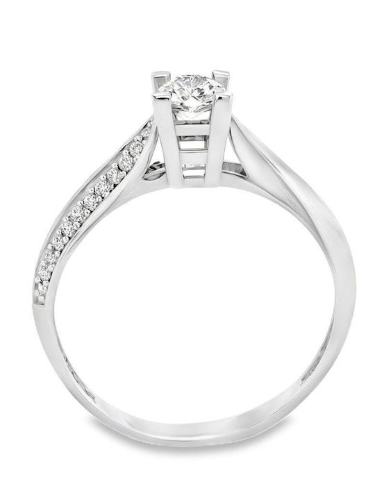 Xryseio Einzelstein aus Weißgold 14K