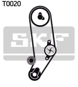 Water Pump Set + Skf Timing Belt